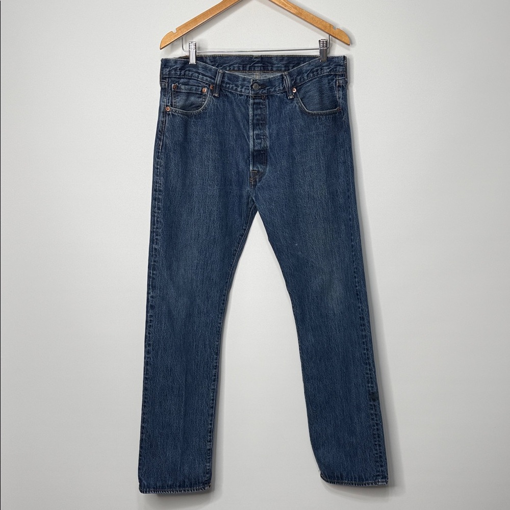 Levi's 501 Men's Medium Blue Straight Leg Jeans W36 L34